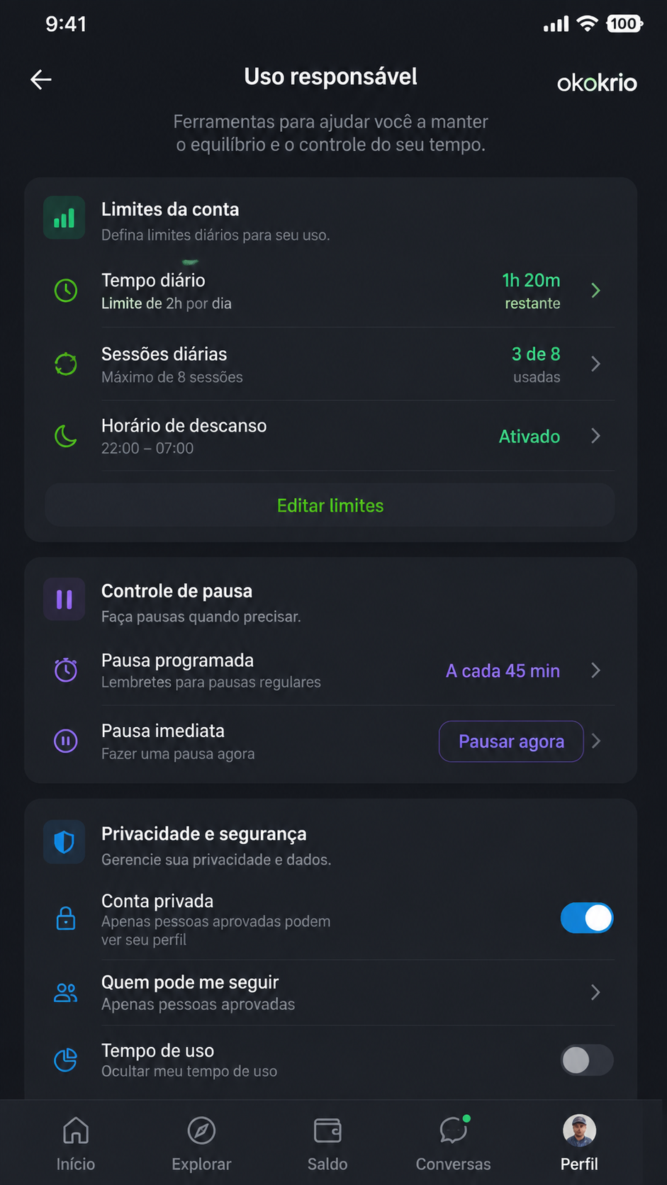 okokrio screenshot