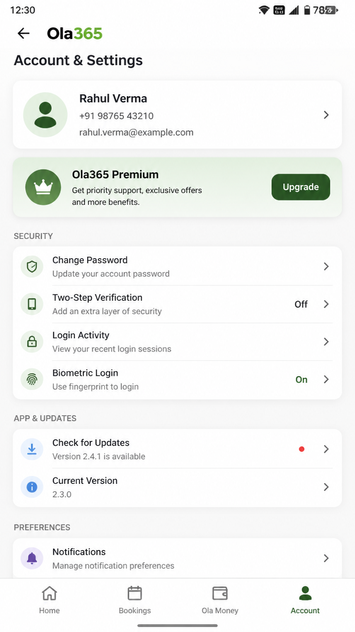 ola365 screenshot