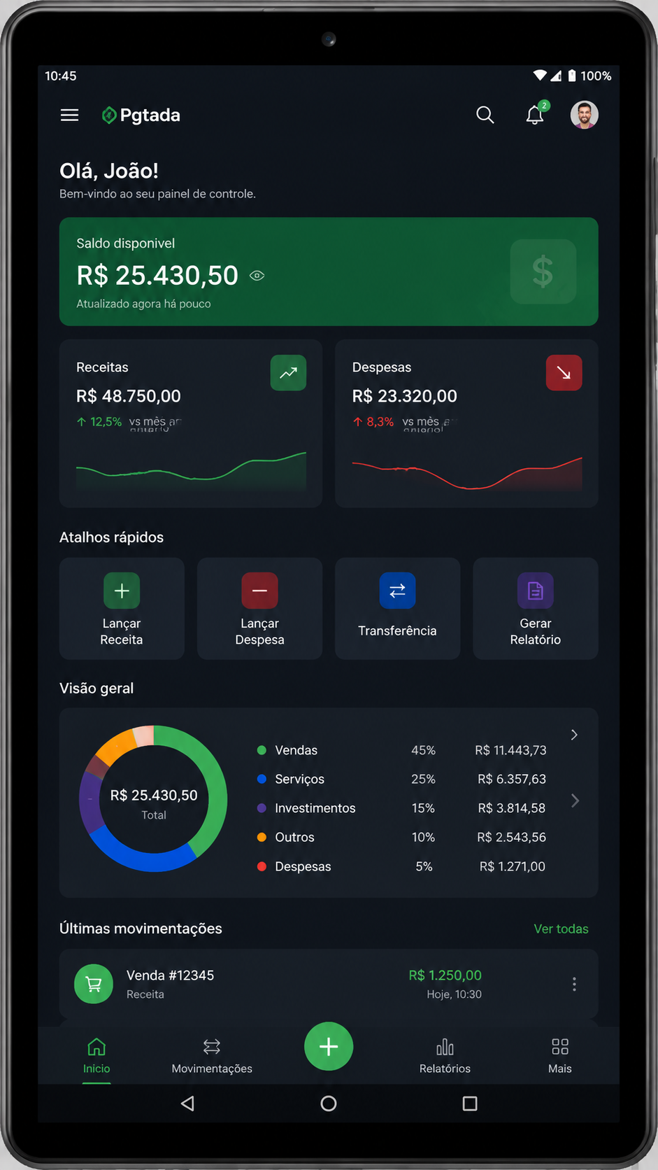 Pgtada screenshot