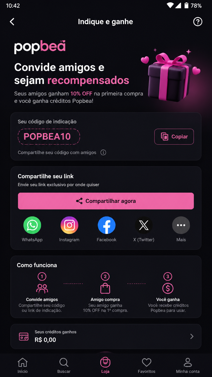 Popbea screenshot