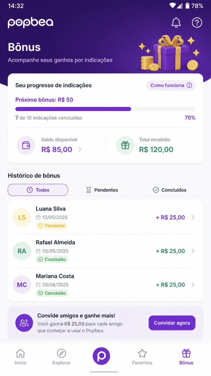 Popbea screenshot