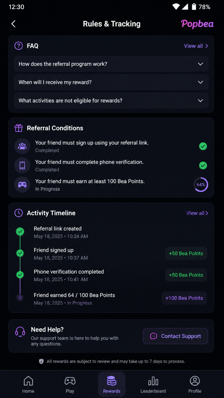 Popbea screenshot