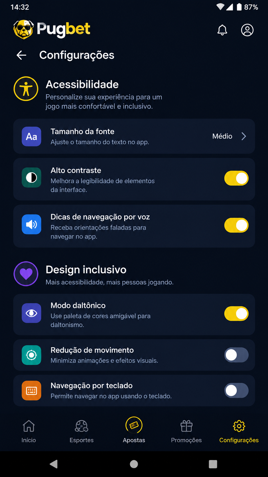 Pugbet screenshot