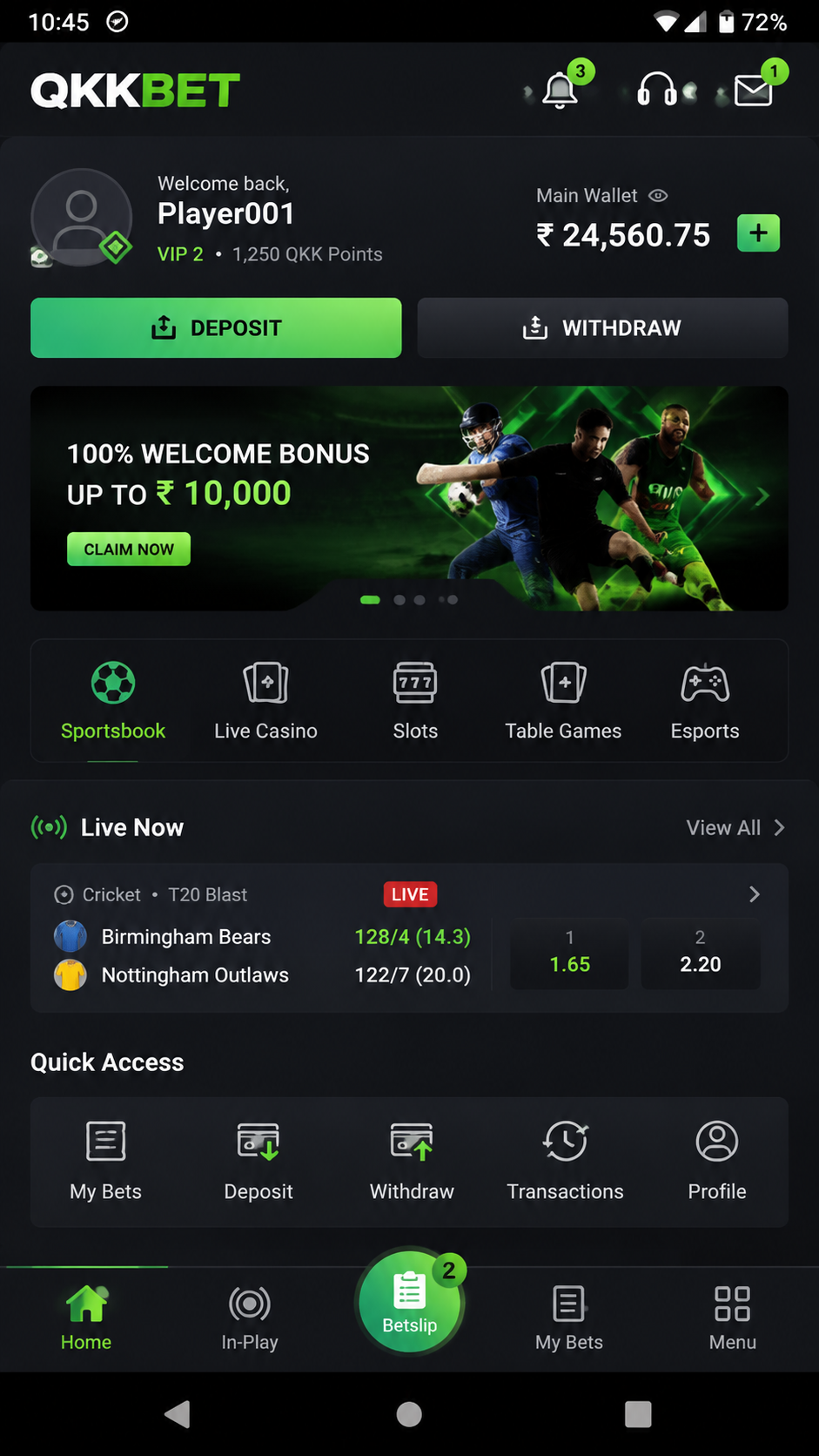 qkkbet screenshot