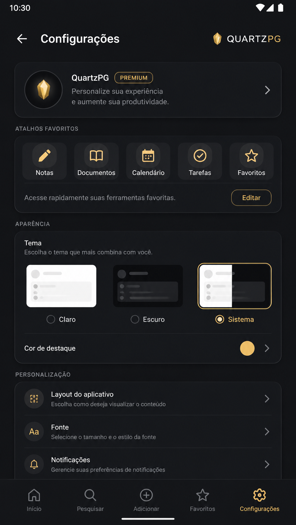 quartzpg screenshot