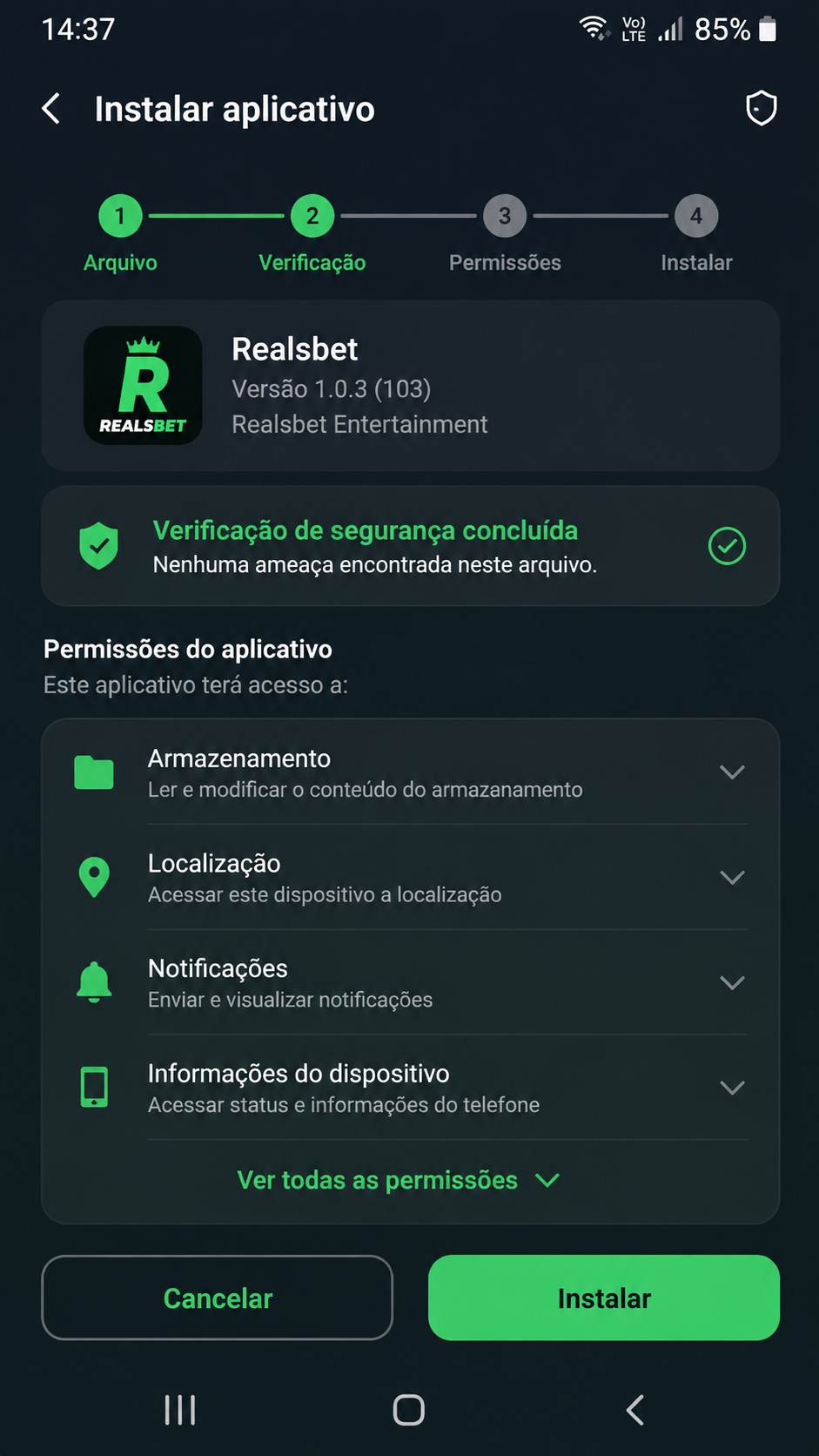 realsbet screenshot