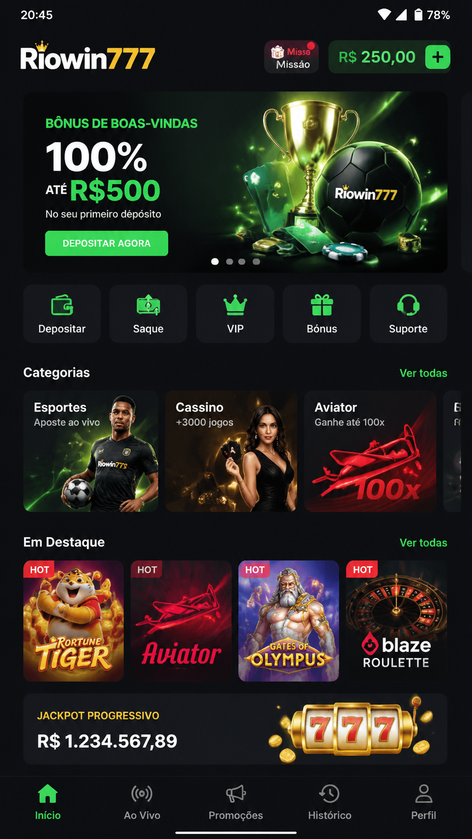 Riowin777 screenshot