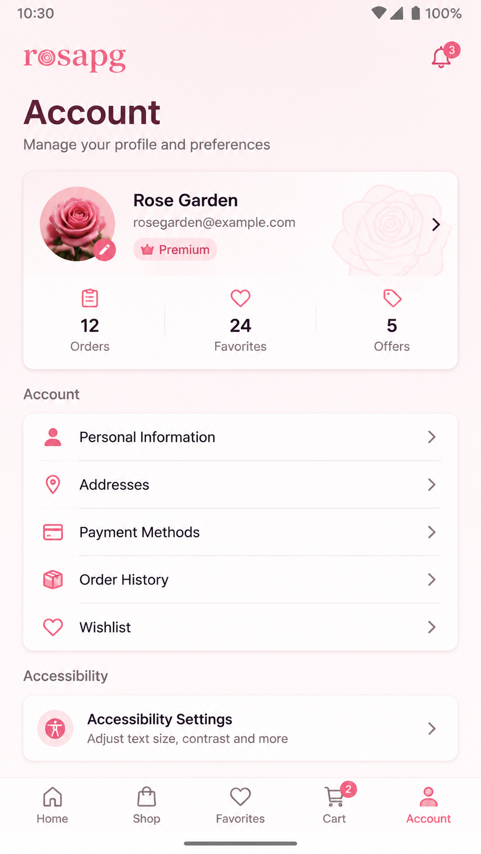 rosapg screenshot