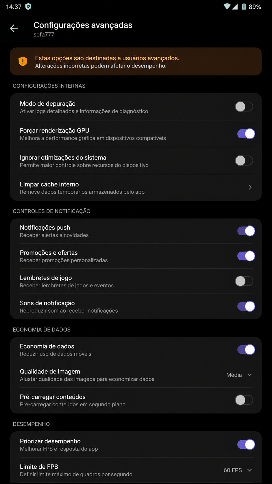 sofa777 screenshot