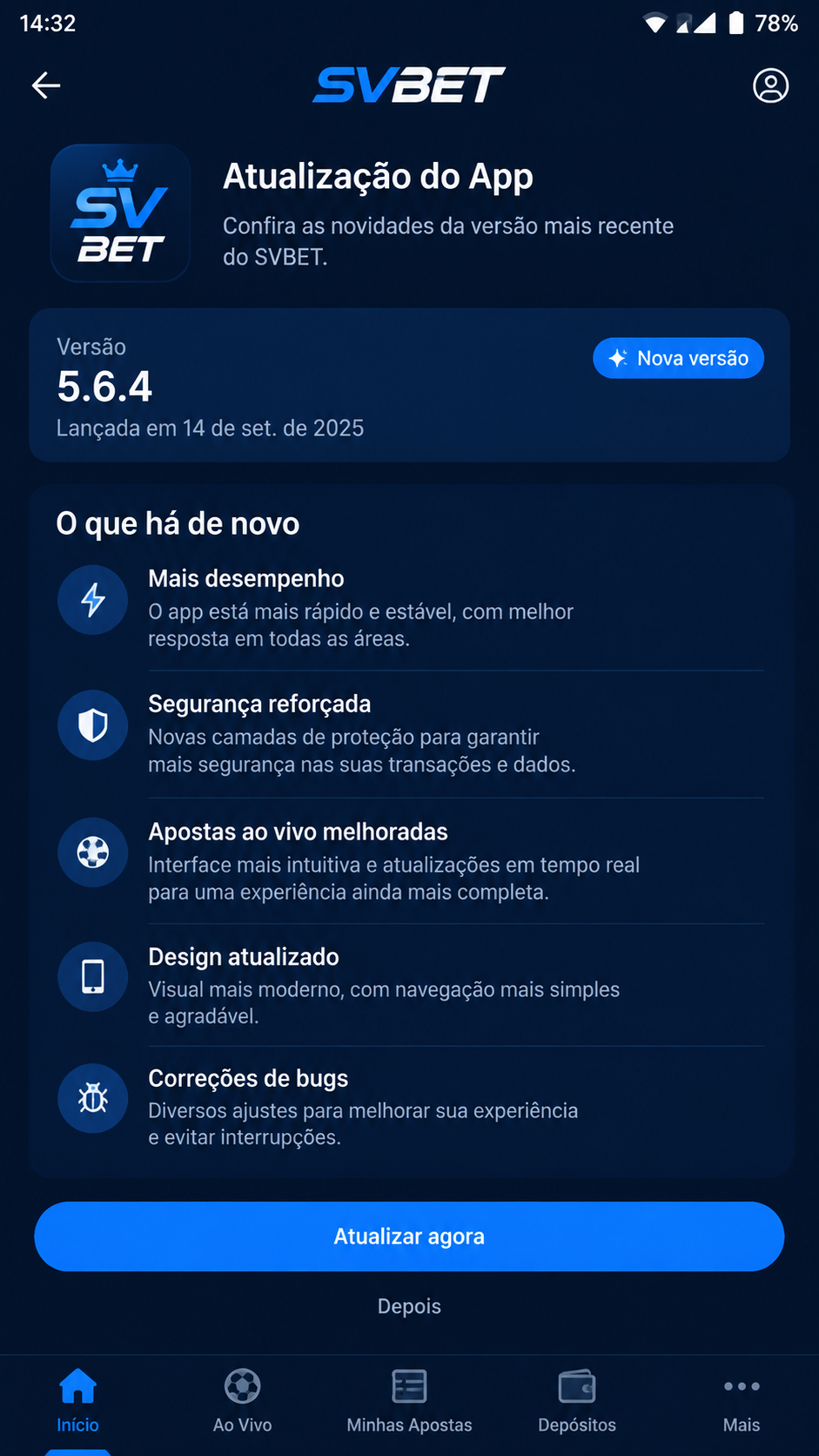 svbet screenshot