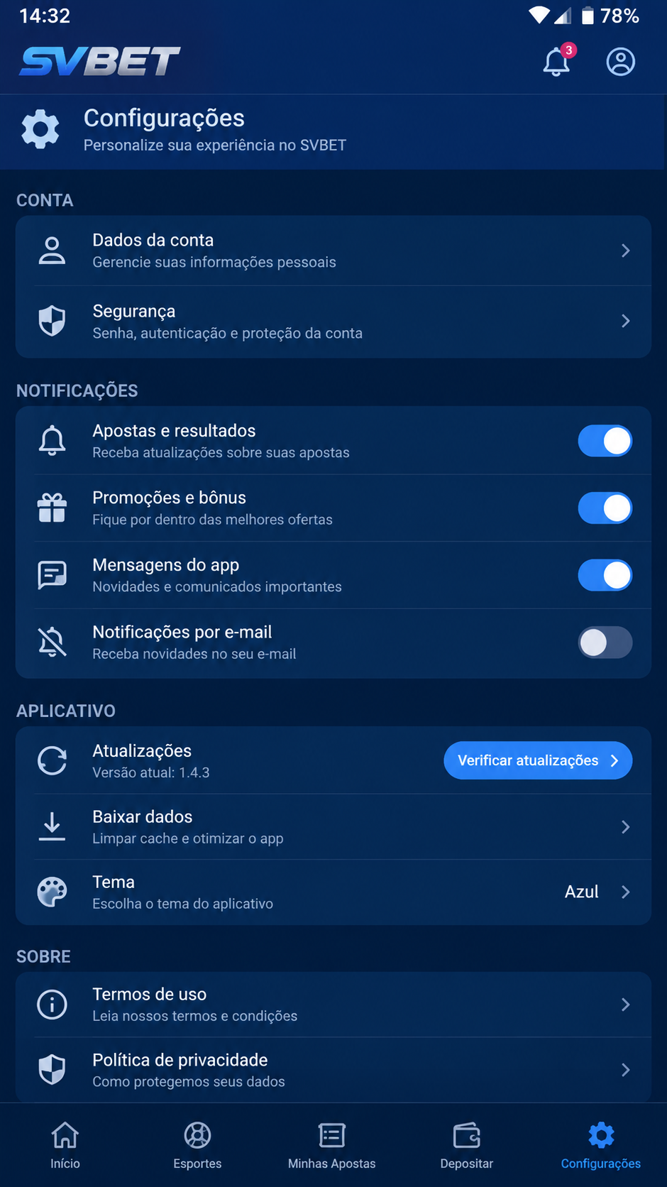 svbet screenshot