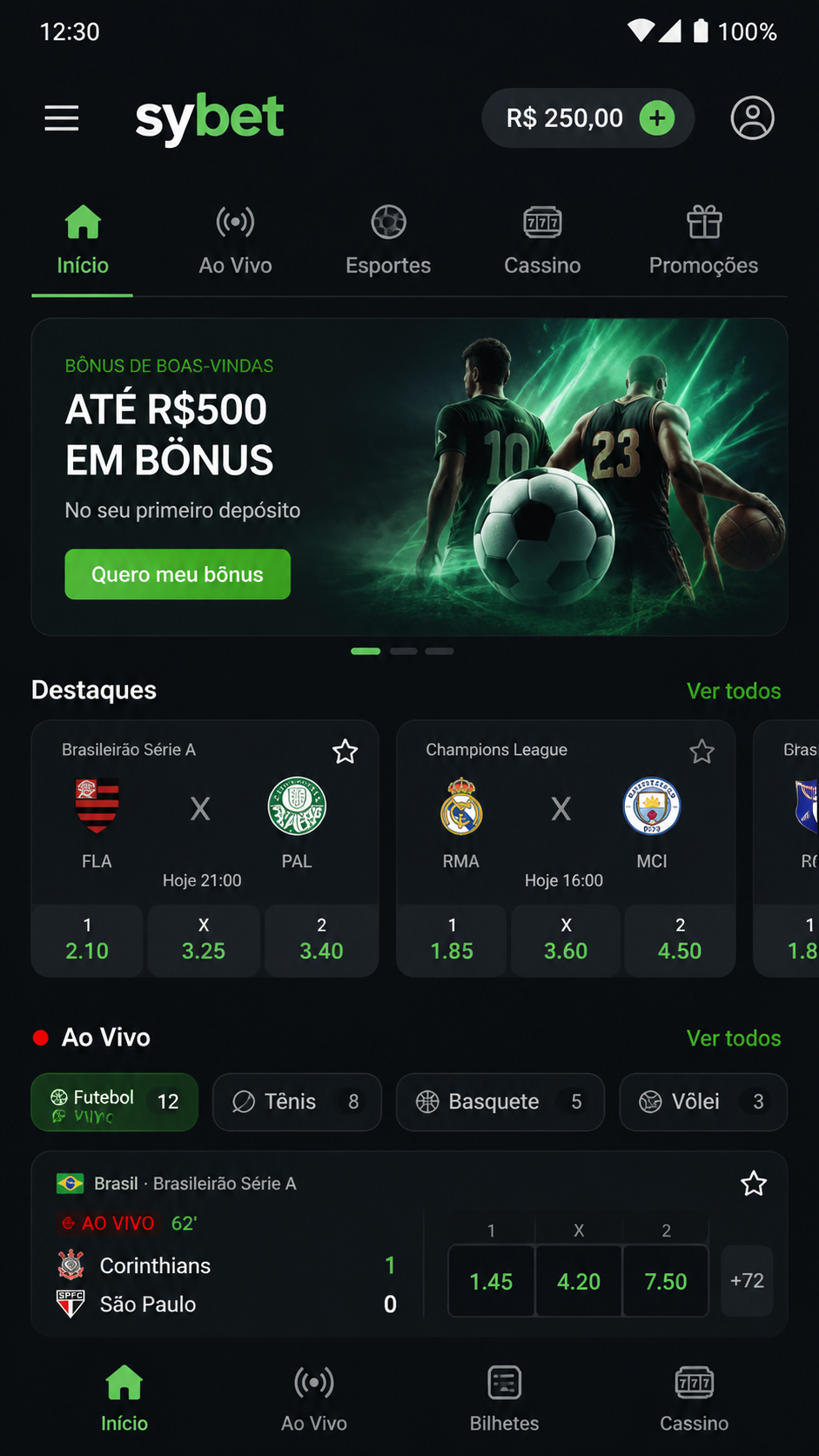 Sybet screenshot