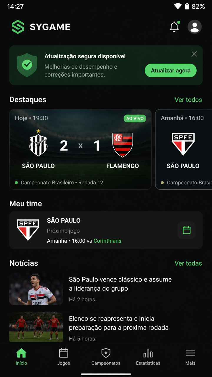 Sygame screenshot