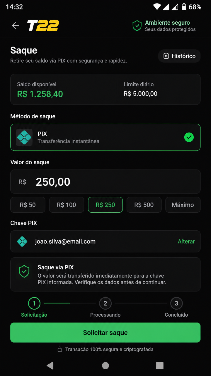 t22 screenshot