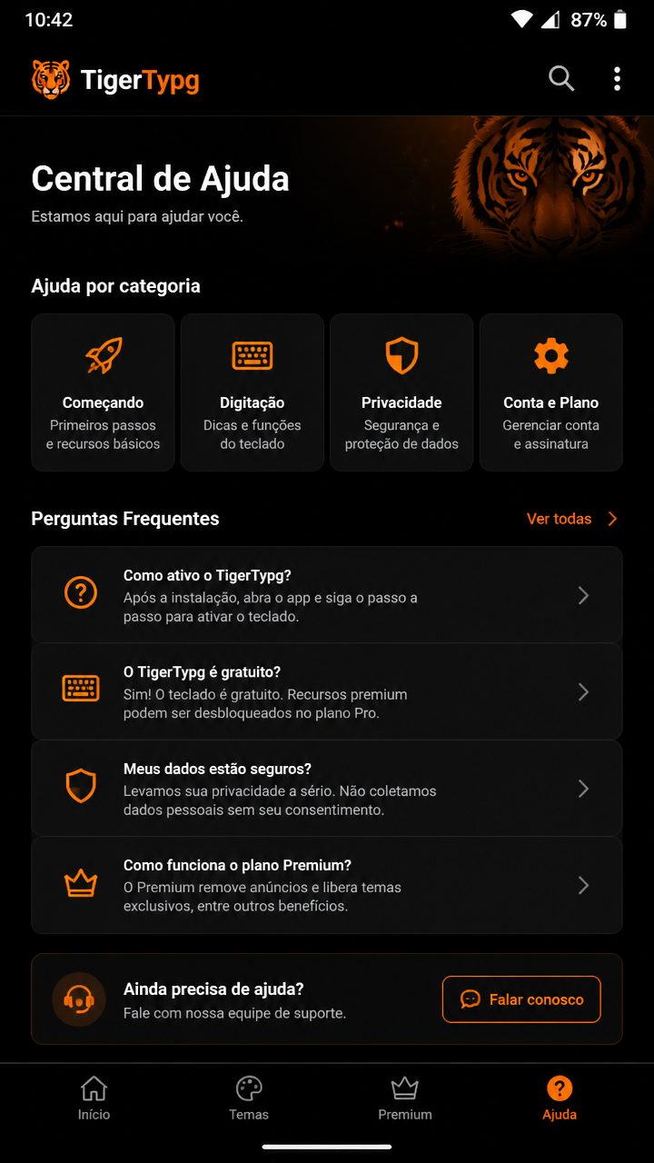 TigerTypg screenshot