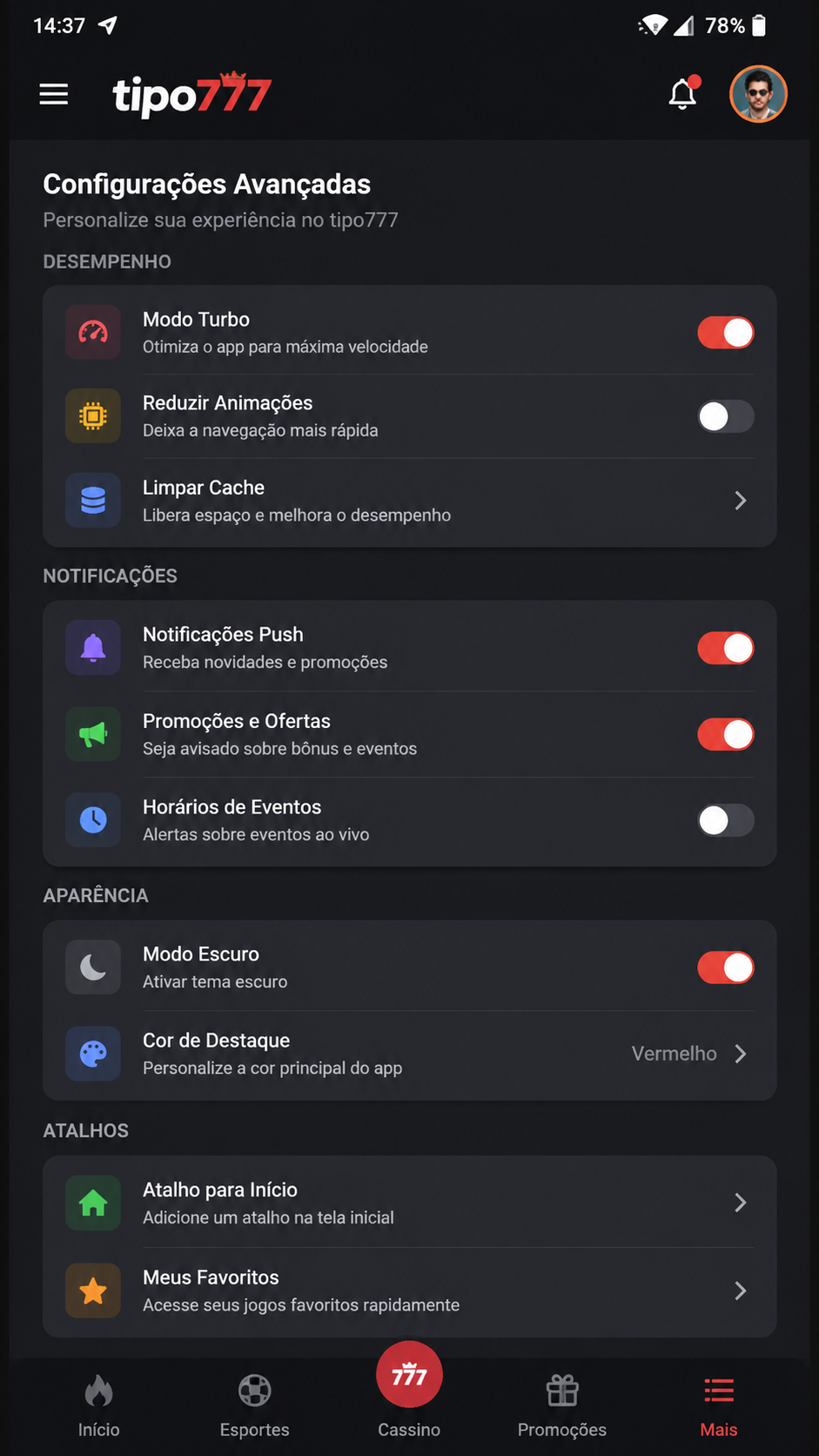 tipo777 screenshot