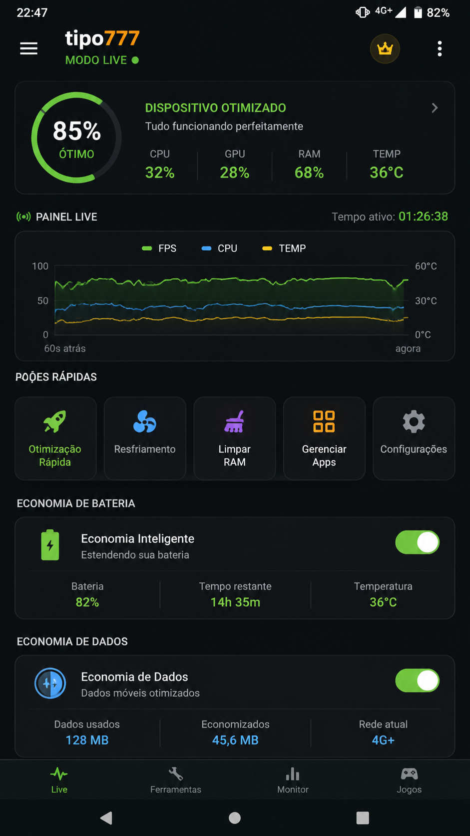 tipo777 screenshot
