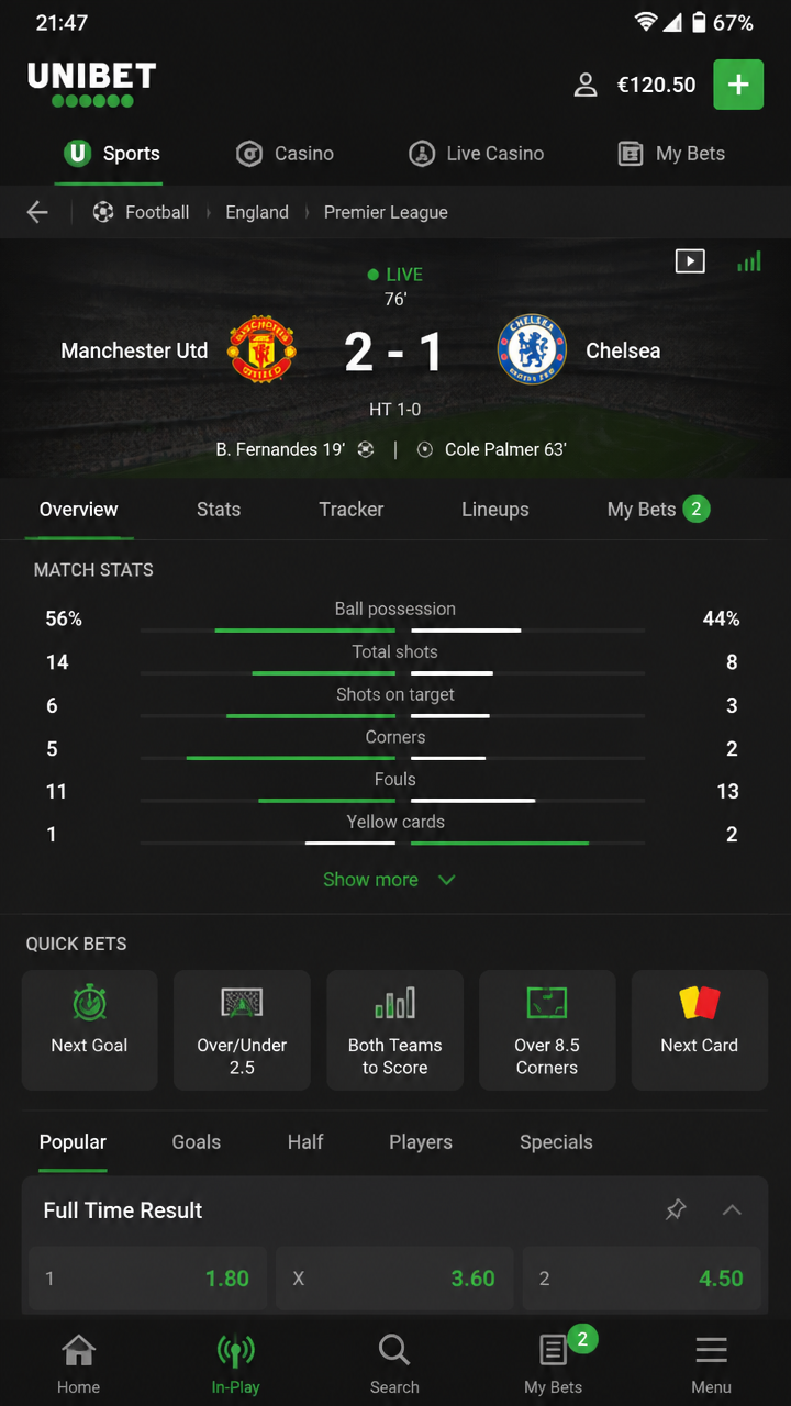 unibet screenshot