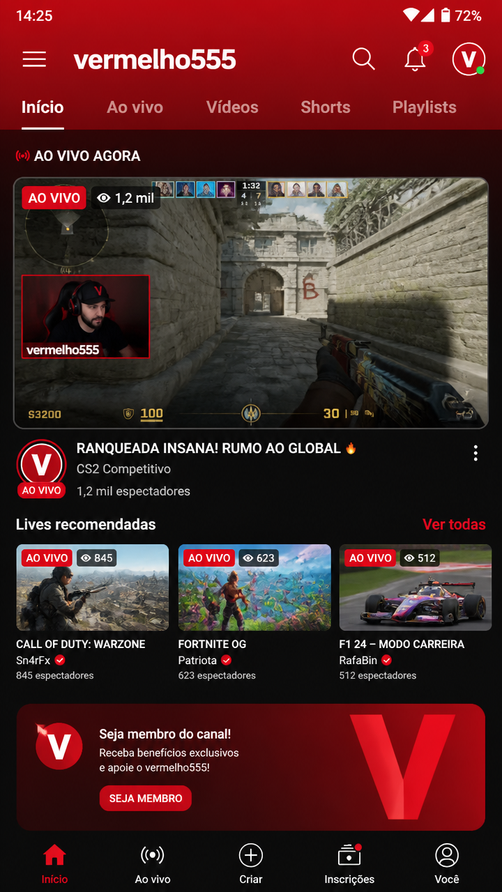 vermelho555 screenshot