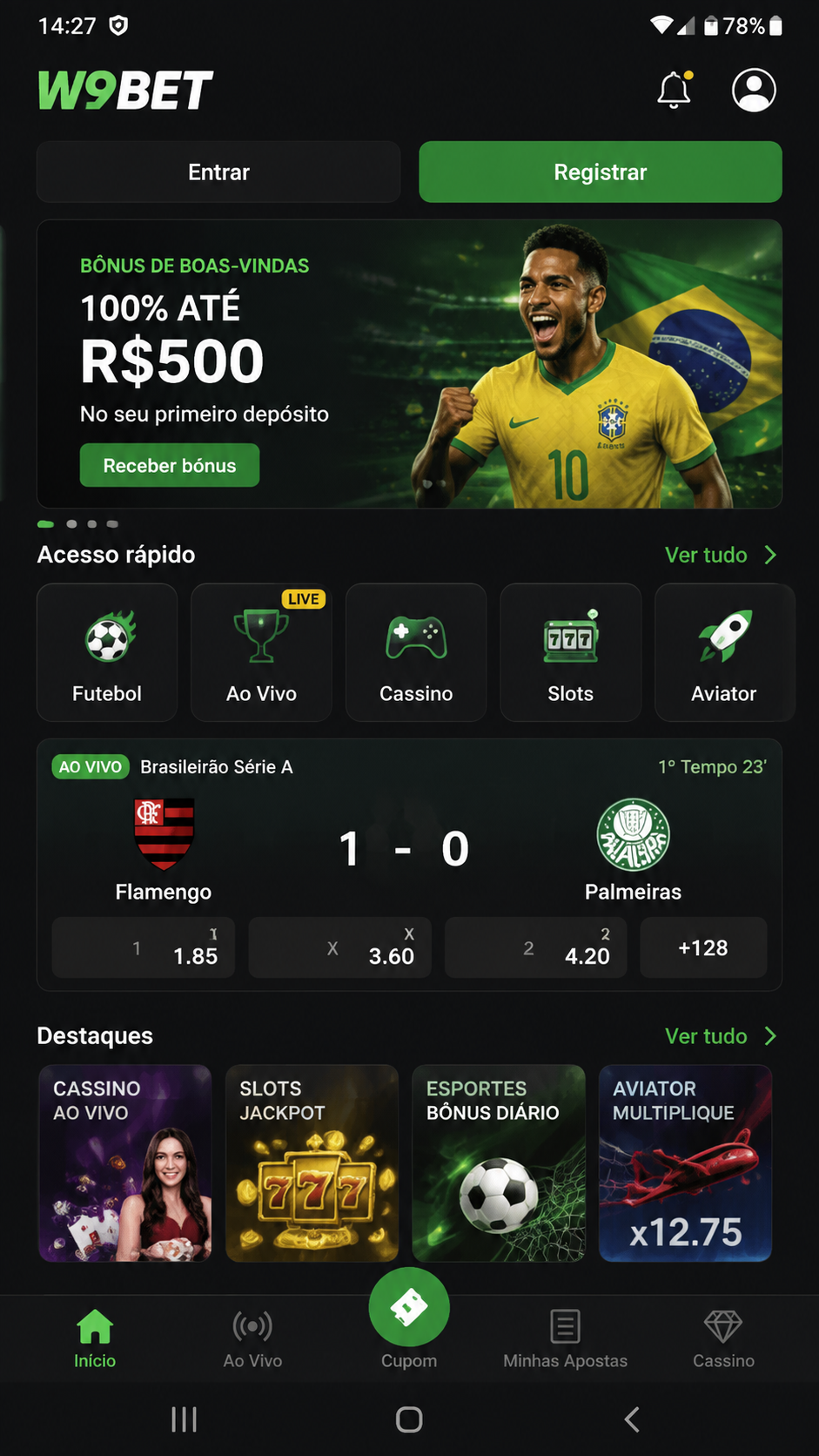 w9bet screenshot