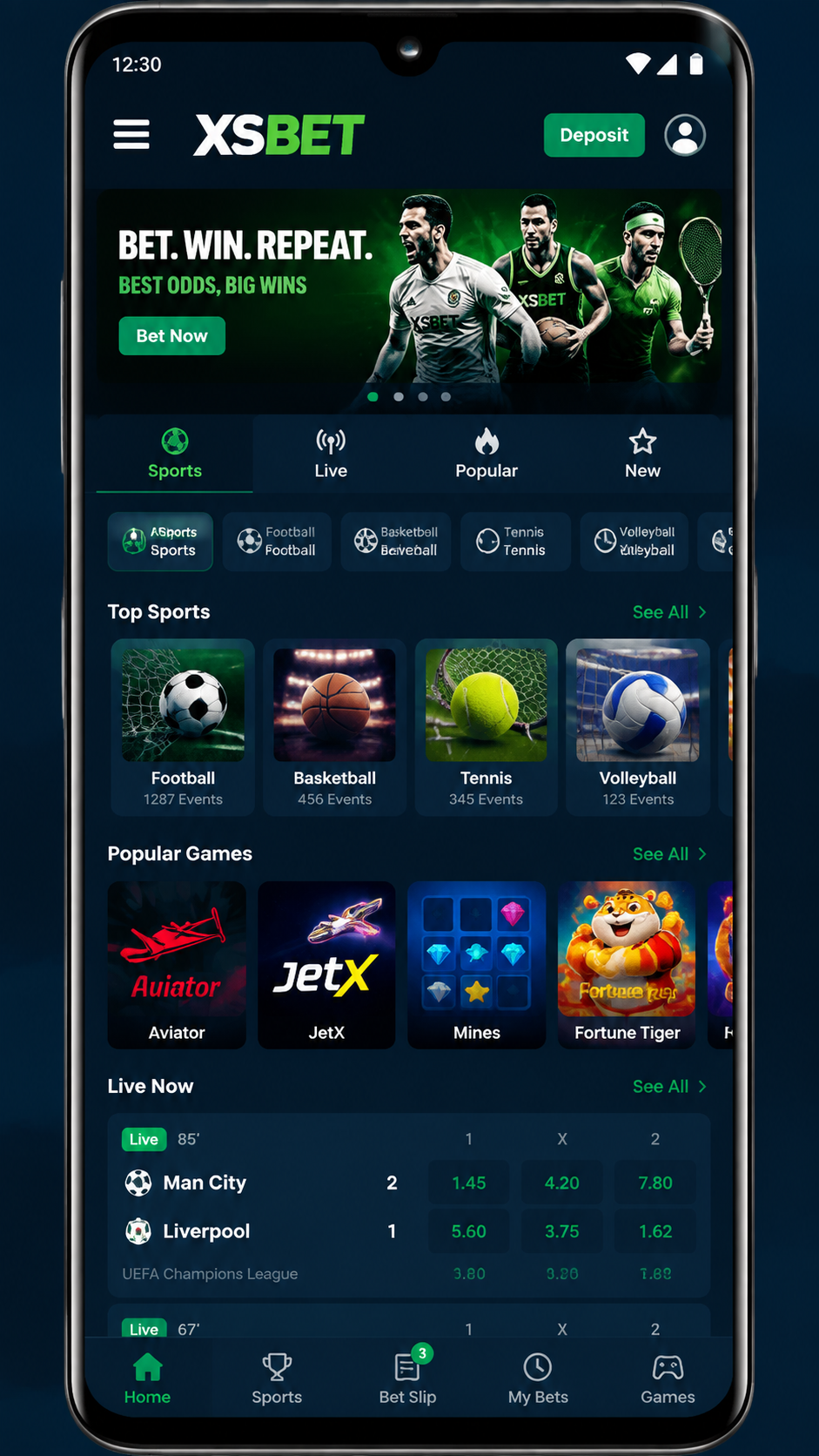 XSBET screenshot