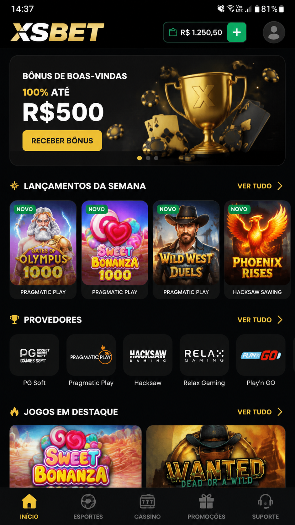 XSBET screenshot