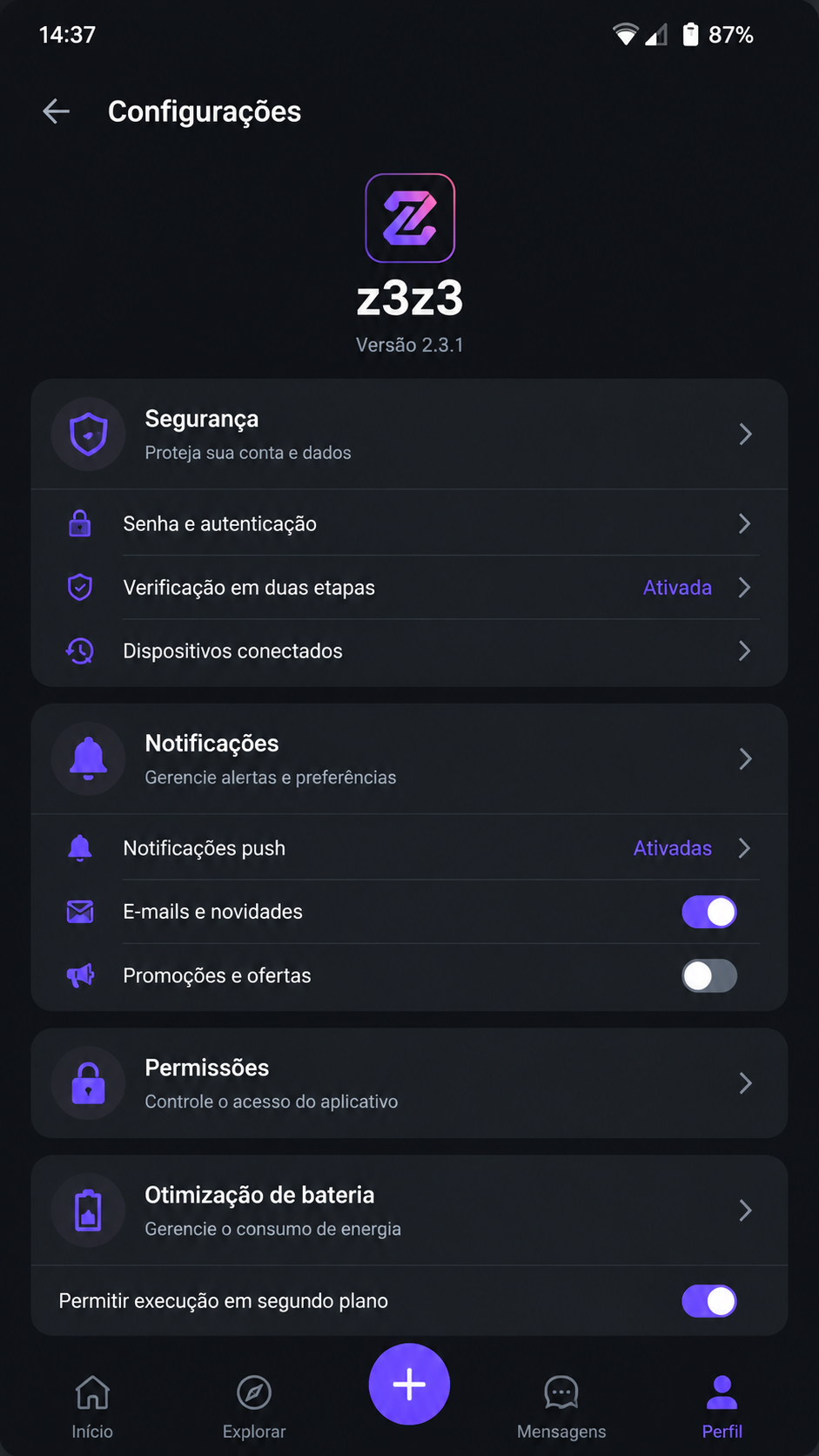 z3z3 screenshot