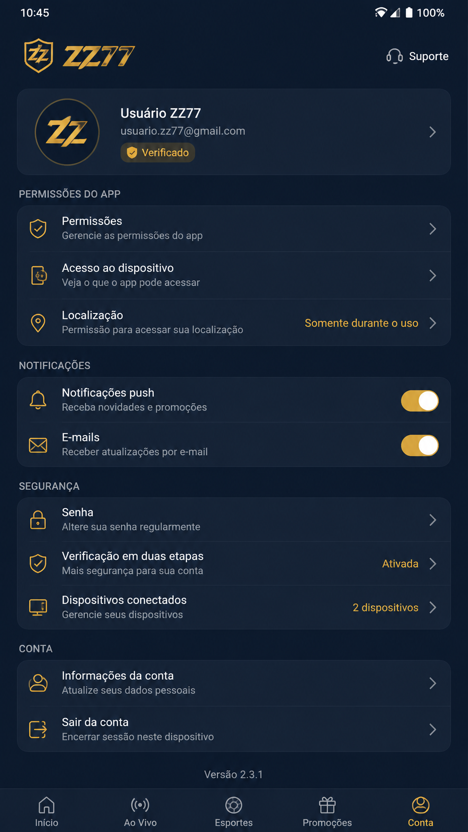 zz77 screenshot